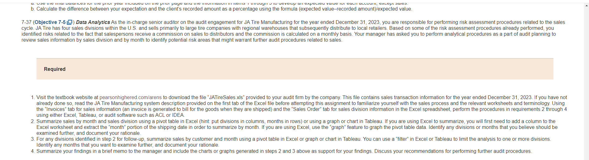 b. Calculate the difference between your