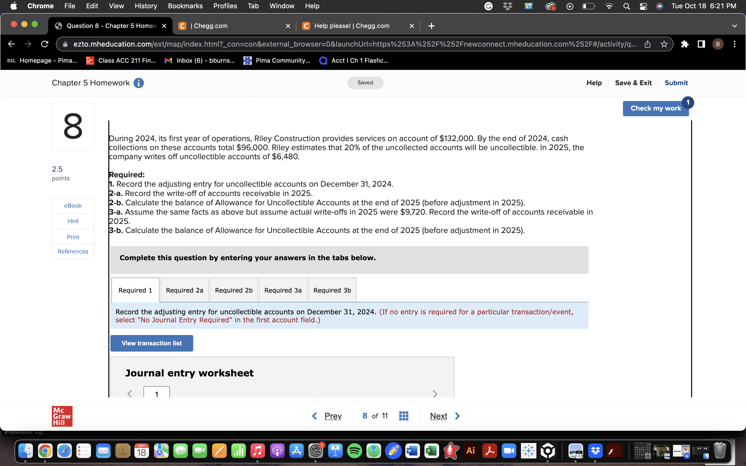 Chrome File Edit View History Bookmarks Profiles