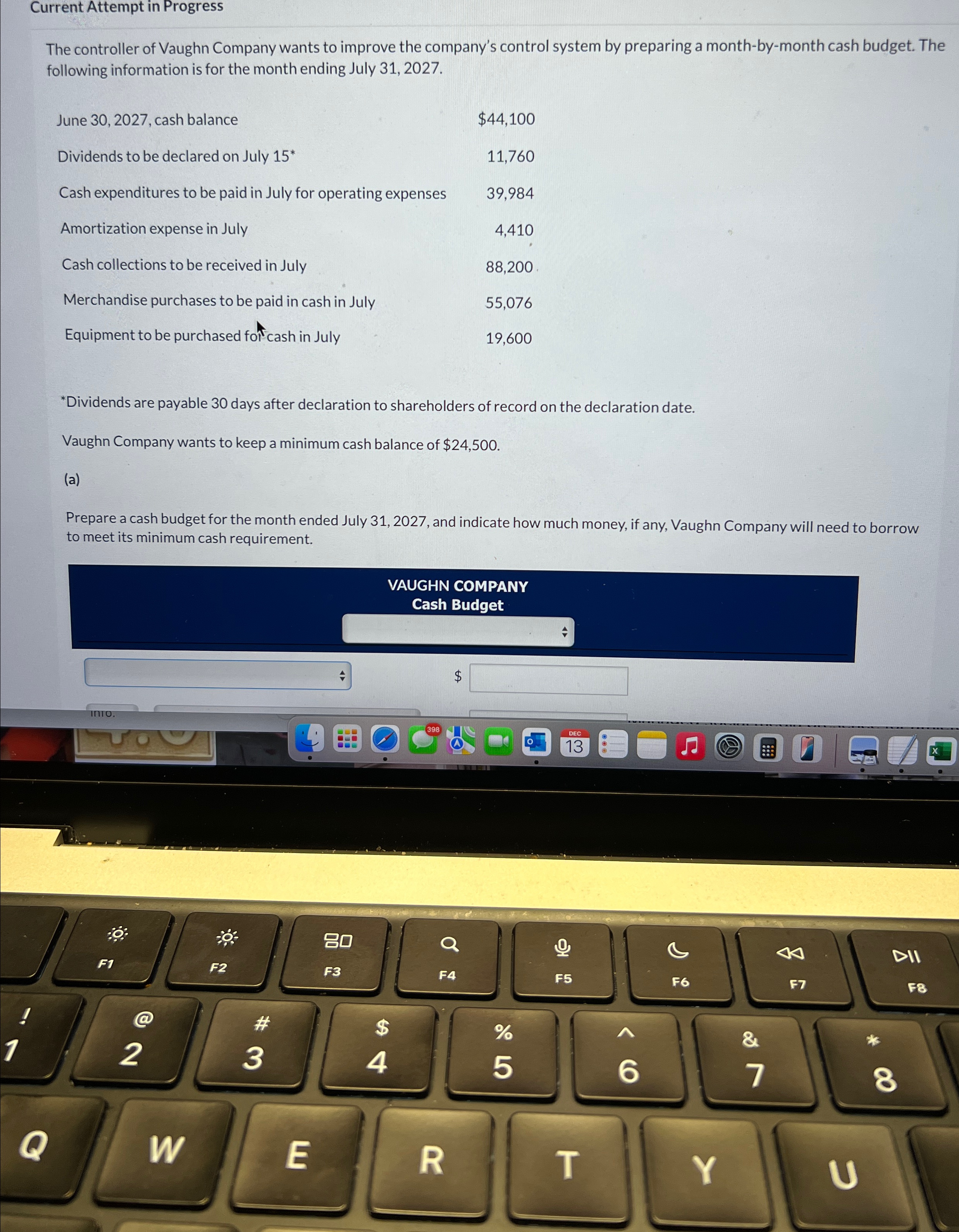 Current Attempt in Progress The controller of