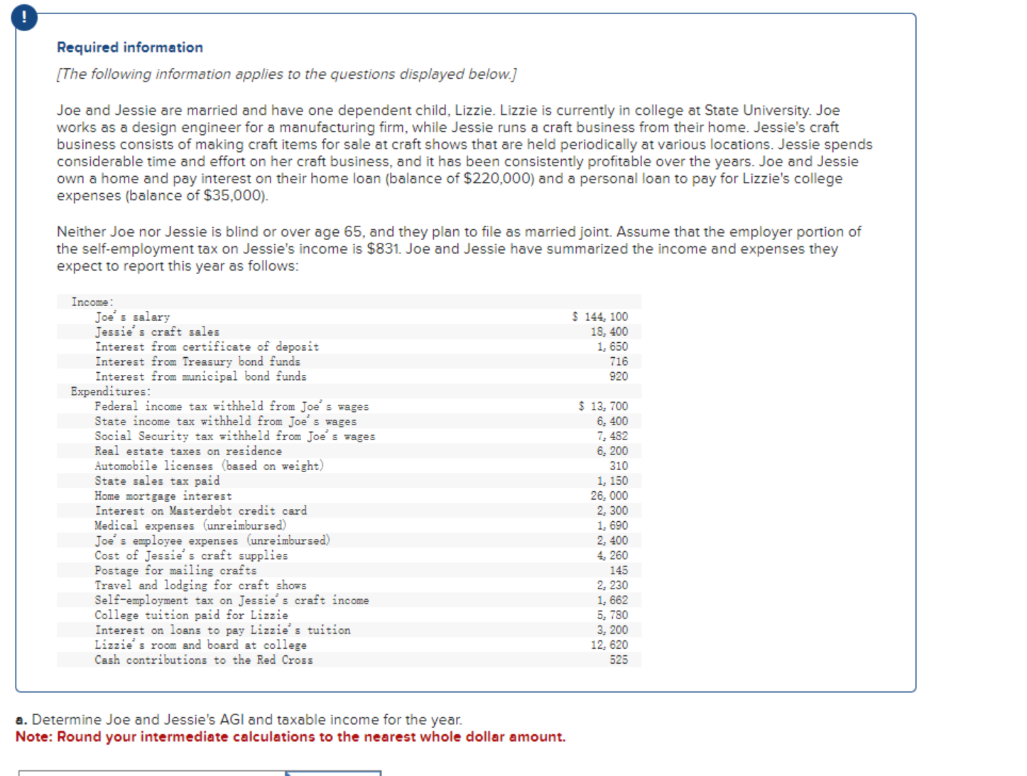 Required information [The following information