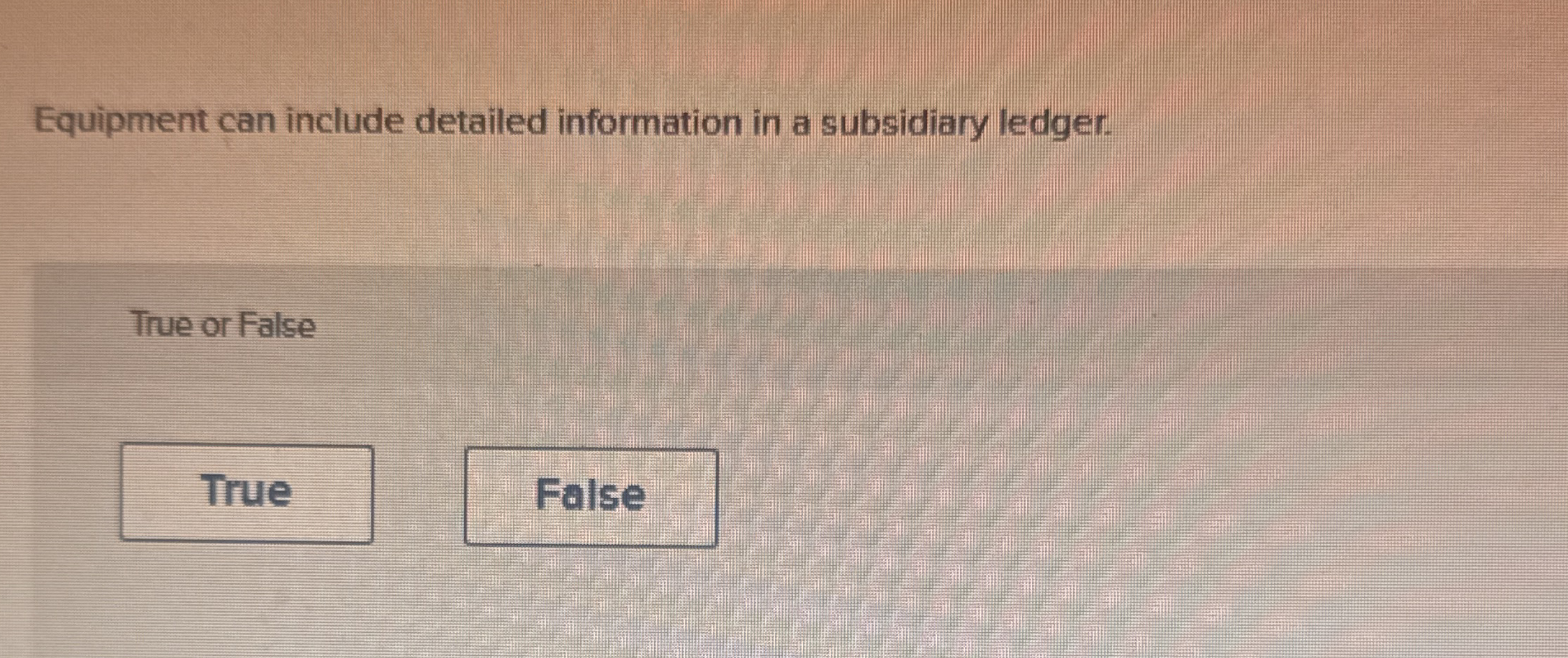 Equipment can include detailed information in a