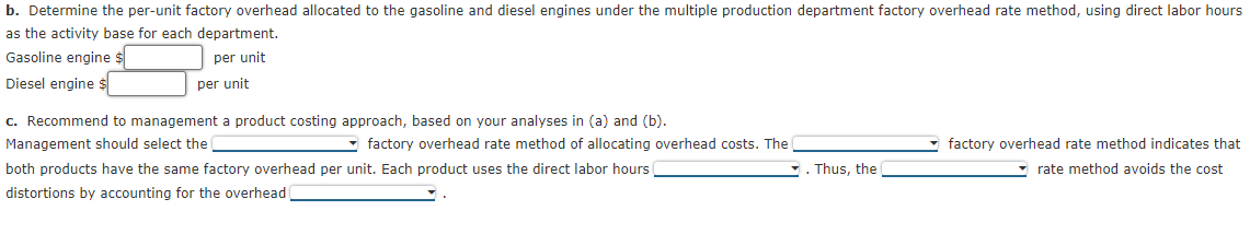 Single plantwide and multiple production