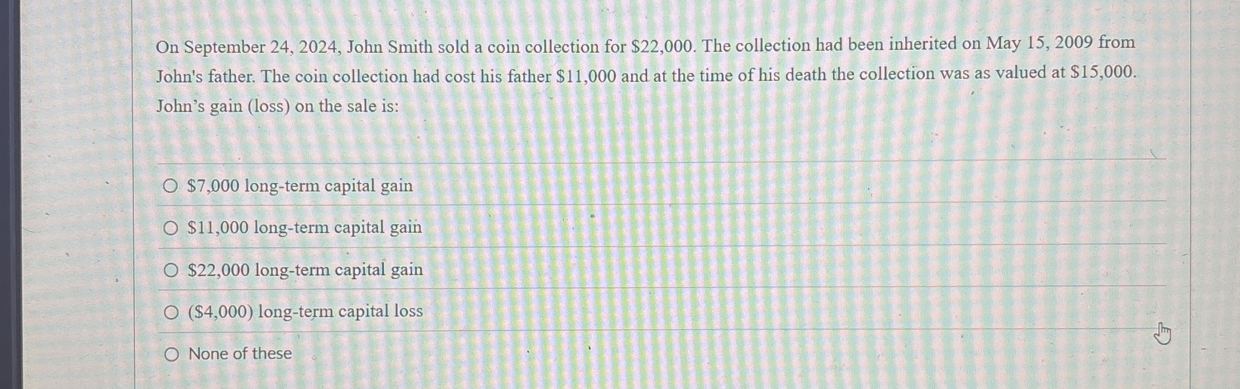 On September 2 4 , 2 0 2 4 , John Smith sold a