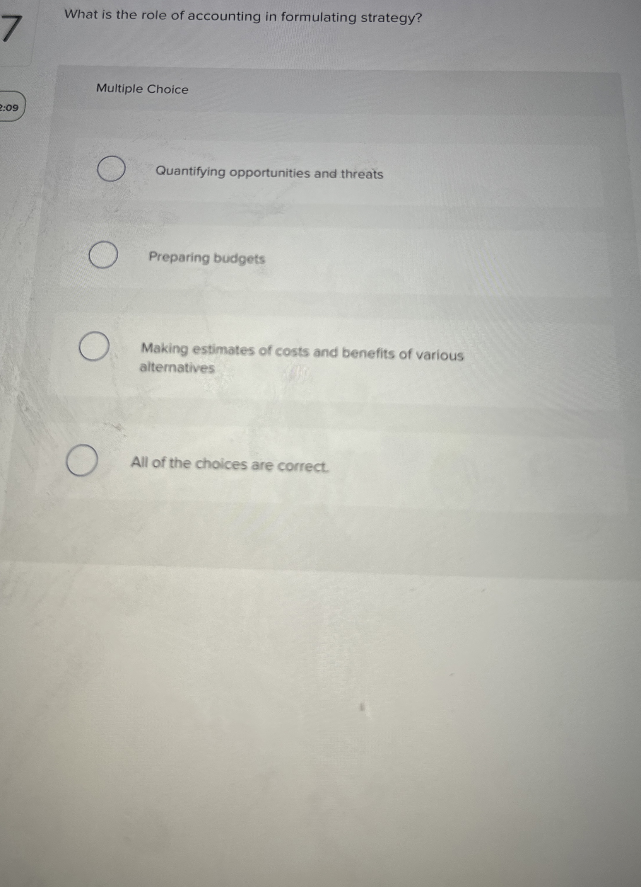 What is the role of accounting in formulating