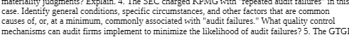 materiality judgments? Explain. 4. The >bo
