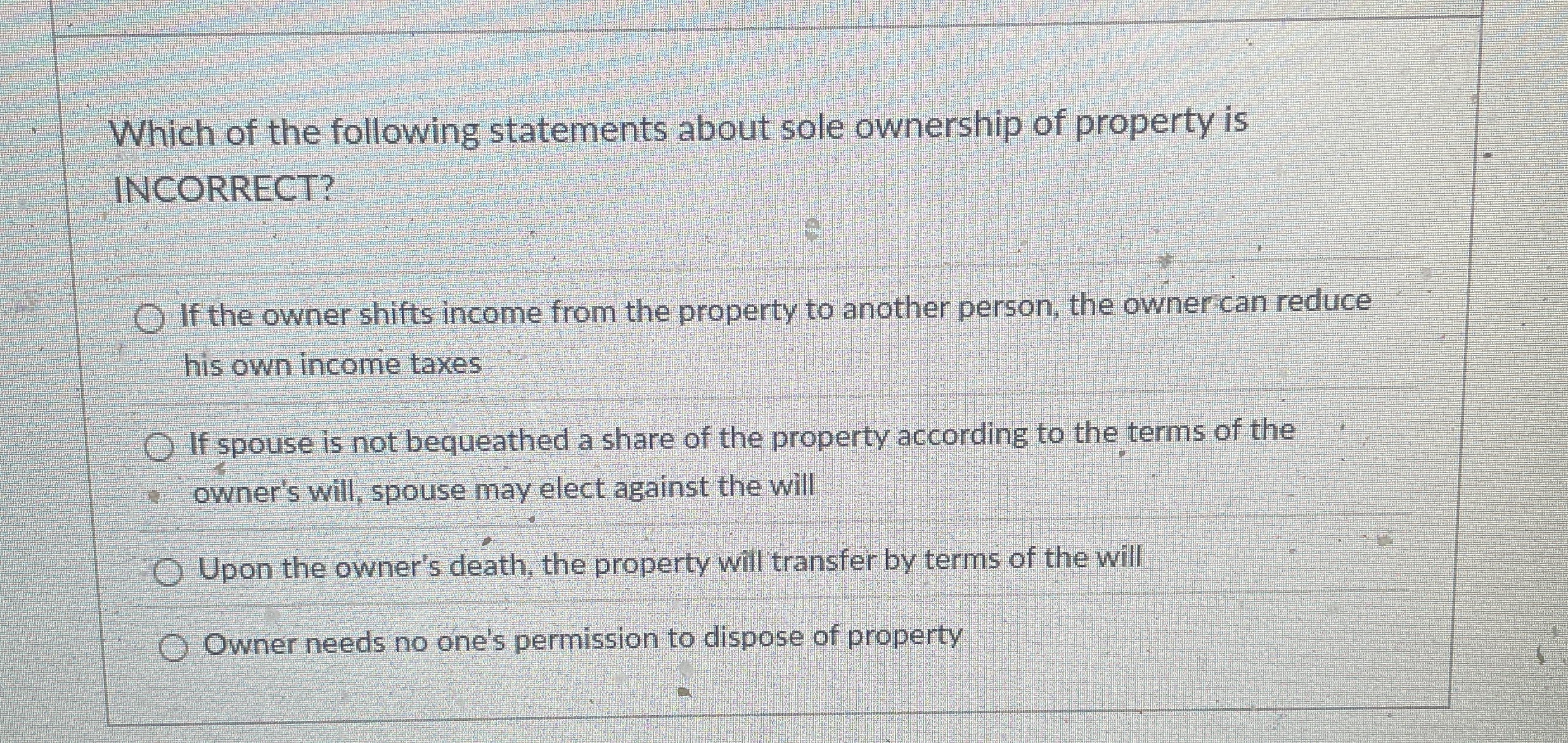 Which of the following statements about sole