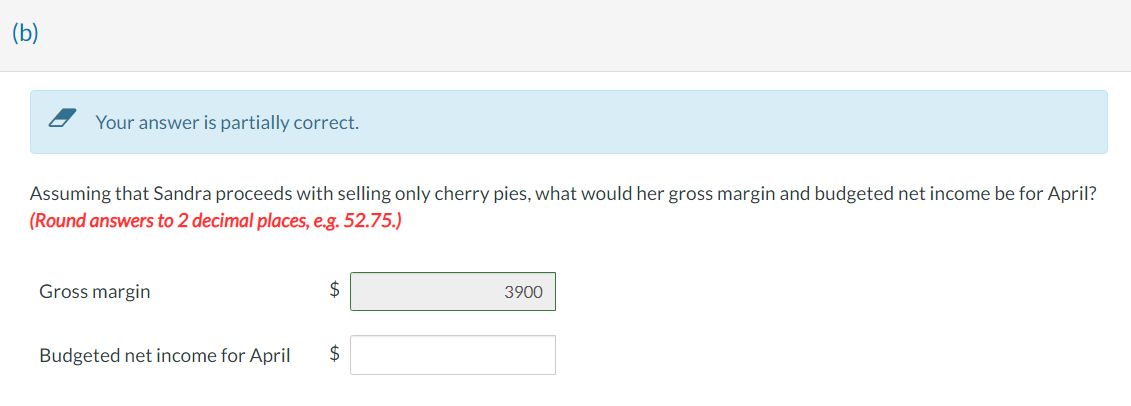 Sandra is a baker who owns a small bakery called