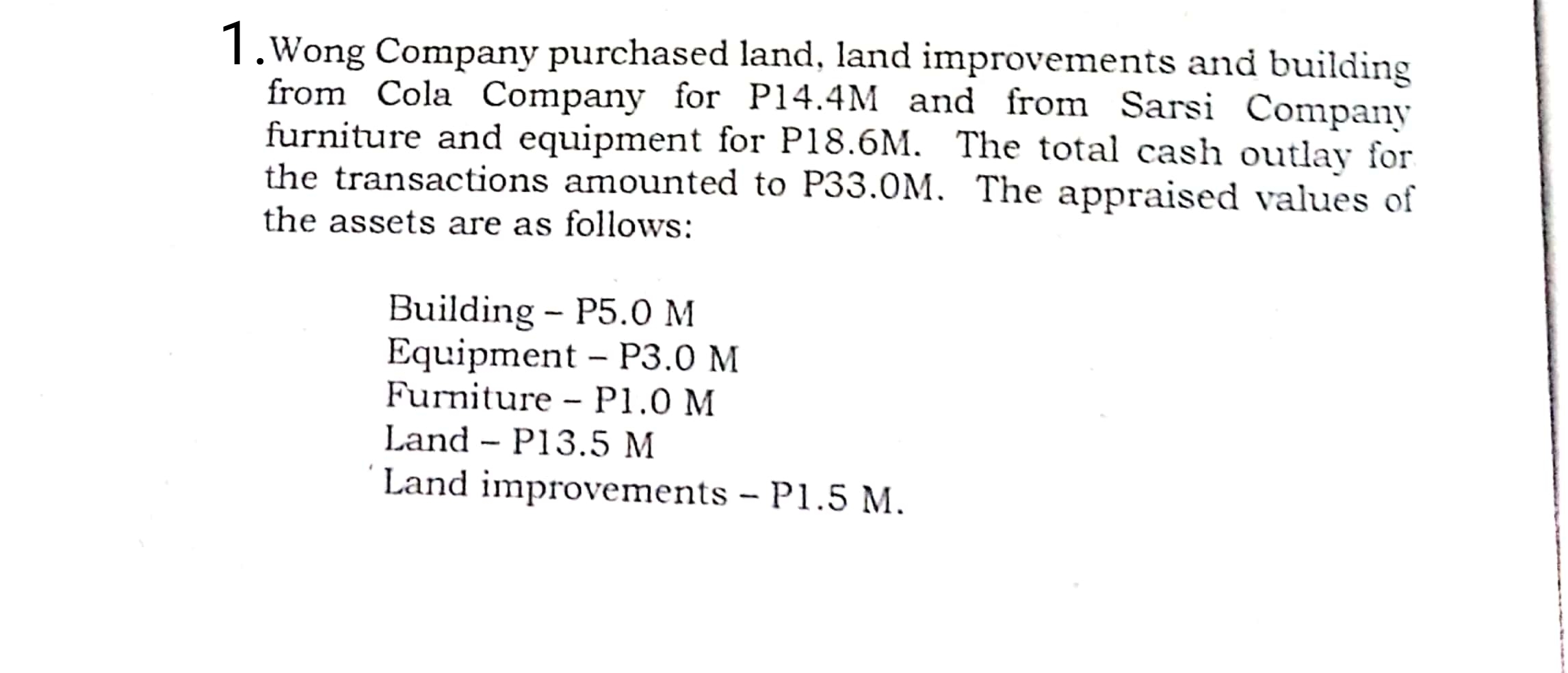 Please help me answer the following problems with