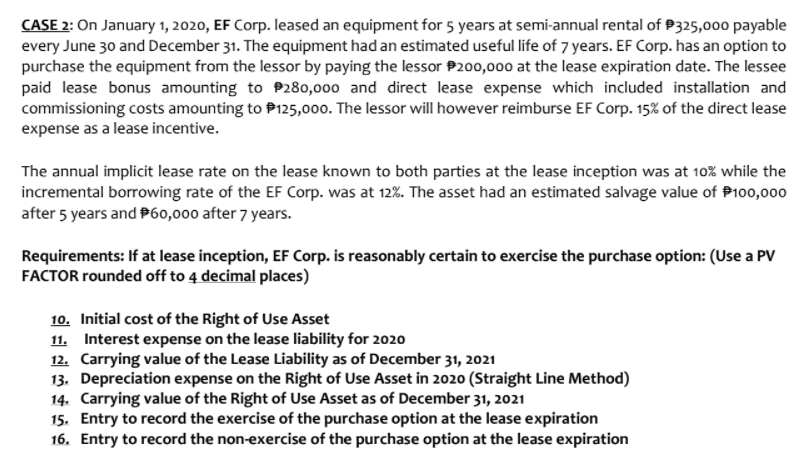 Please answer all the questions and show the