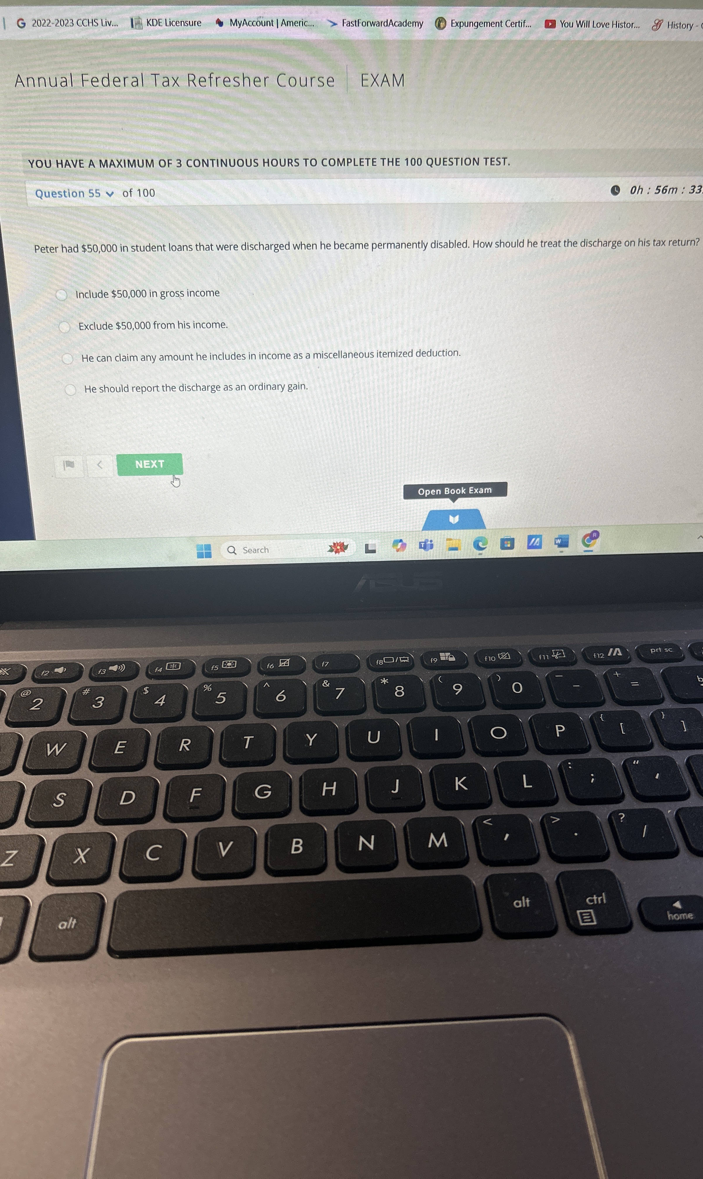 G 2 0 2 2 - 2 0 2 3 CCHS Liv... KDE Licensure