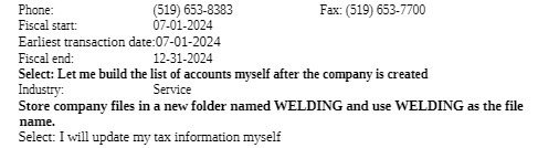 Phone: (519) 653-8383 Fax: (519) 653-7700 Fiscal