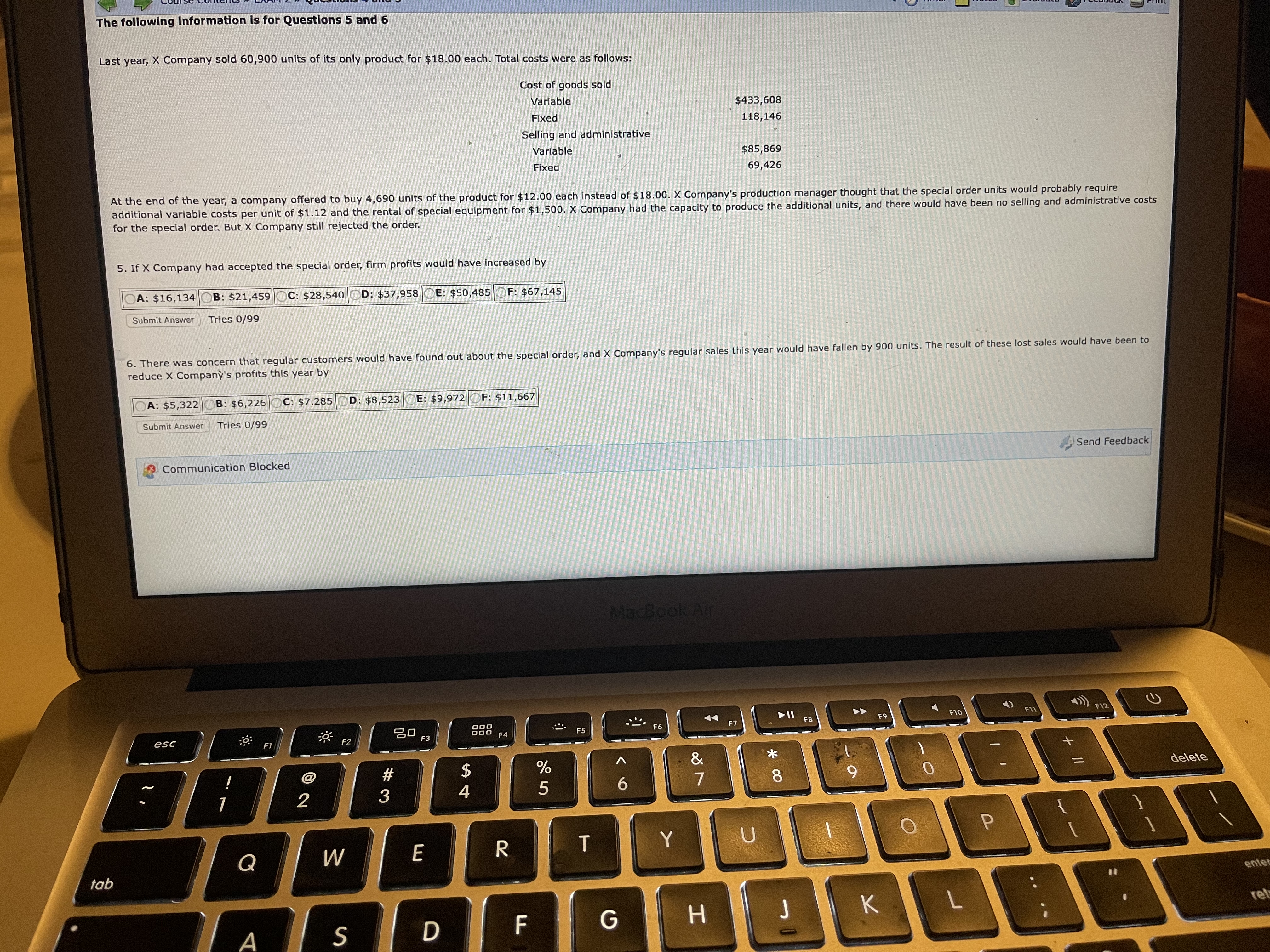 I need help The following Information is for