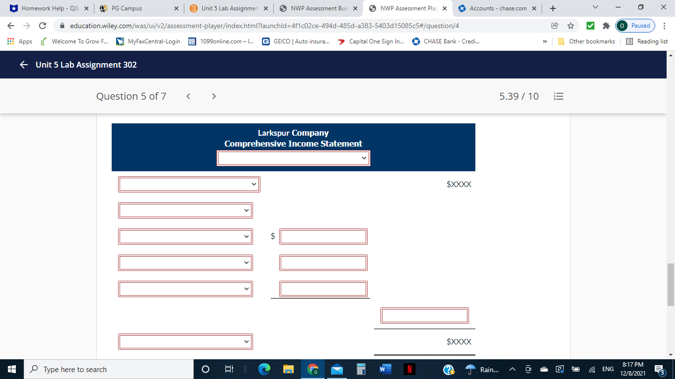 Larkspur Company sponsors a defined benefit plan