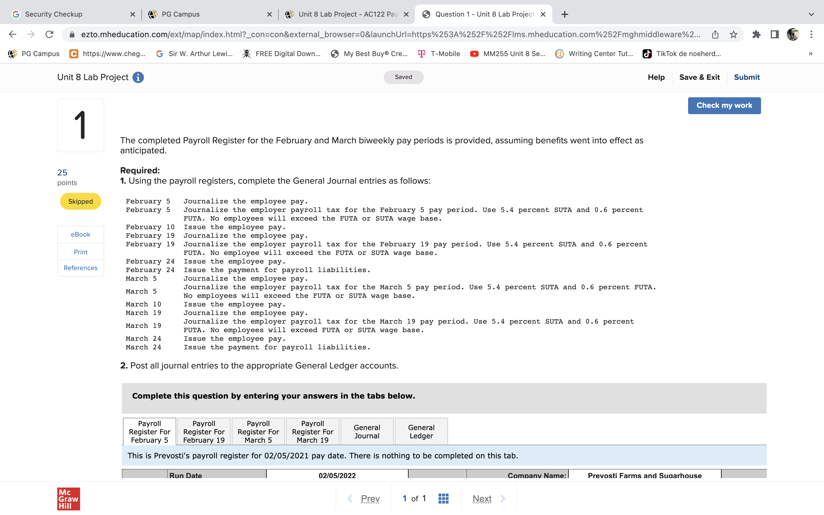 G Security Checkup X PG Campus x Unit 8 Lab