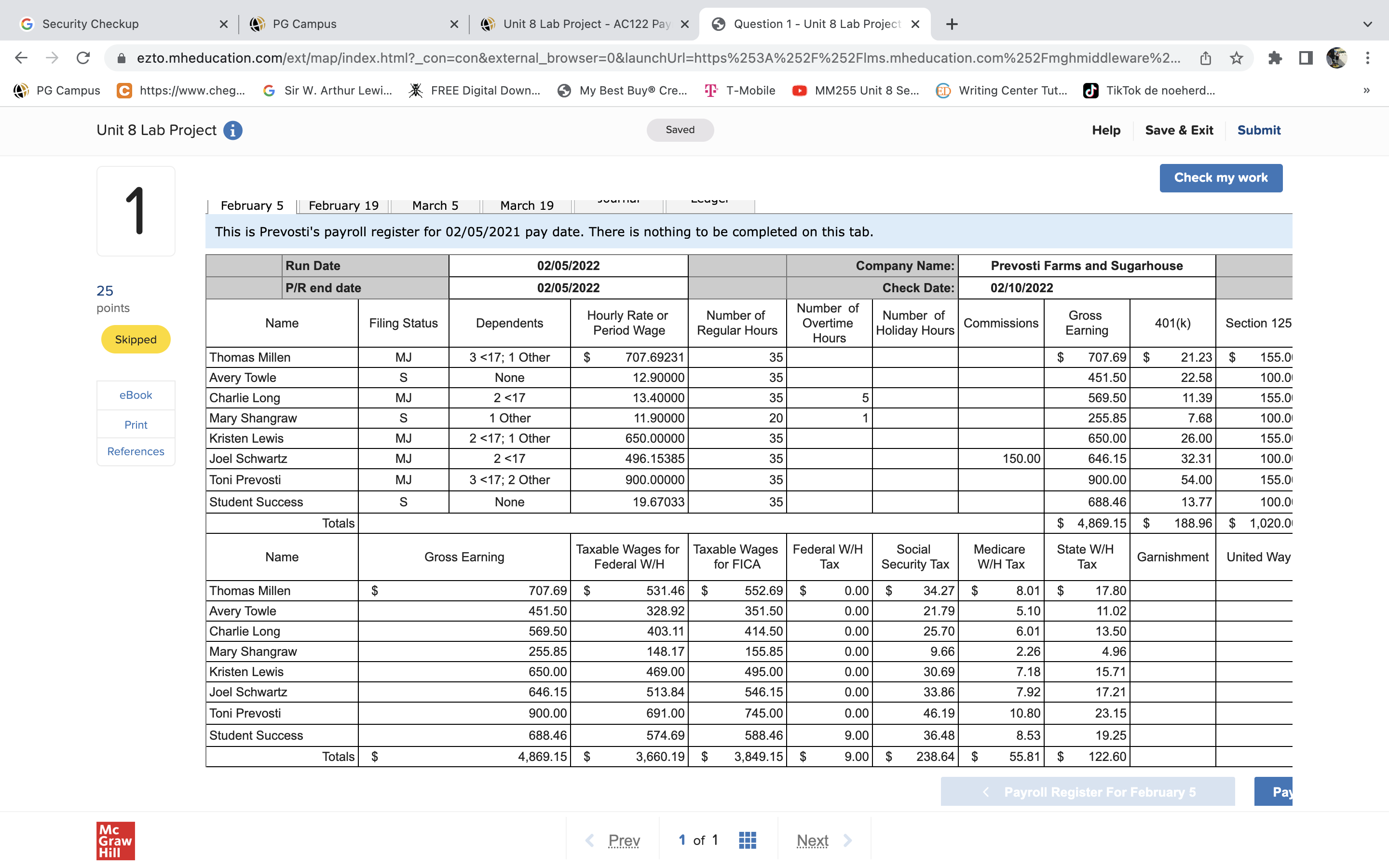 G Security Checkup X PG Campus x Unit 8 Lab