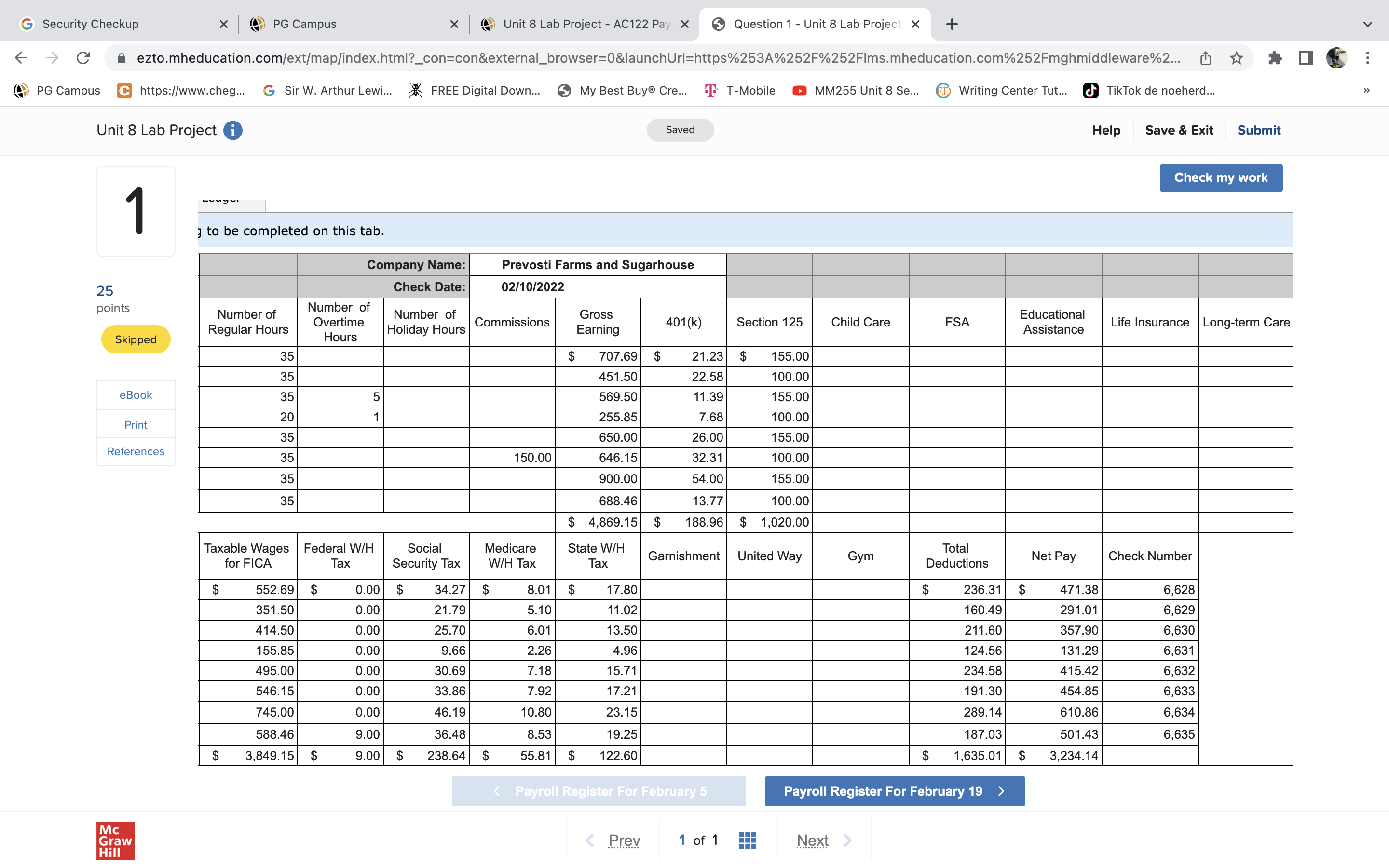 G Security Checkup X PG Campus x Unit 8 Lab