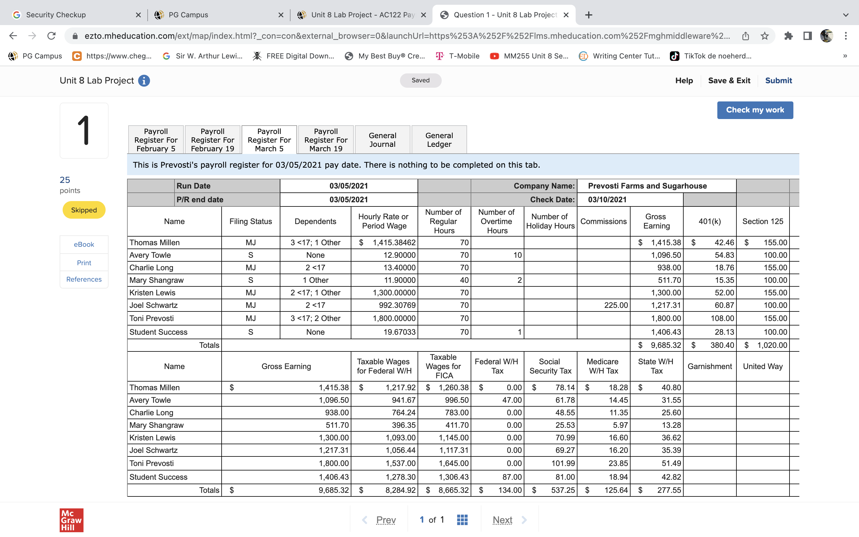 G Security Checkup X PG Campus x Unit 8 Lab