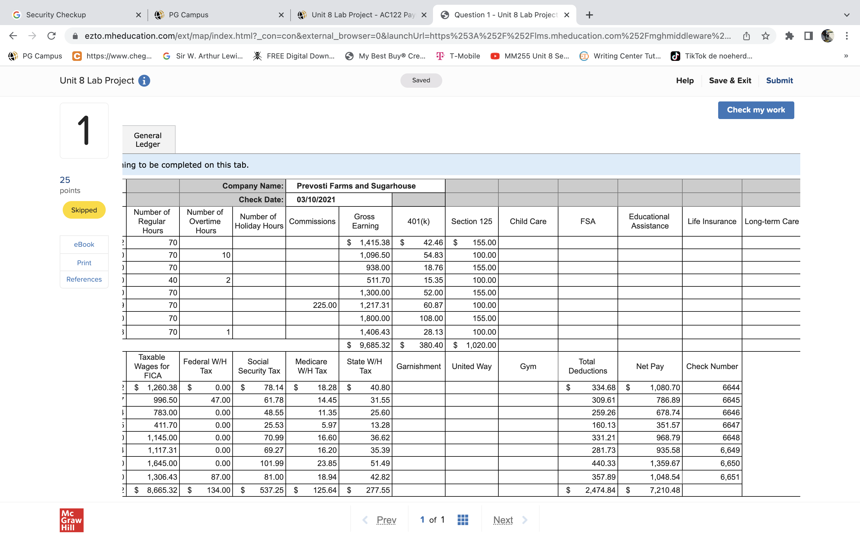 G Security Checkup X PG Campus x Unit 8 Lab