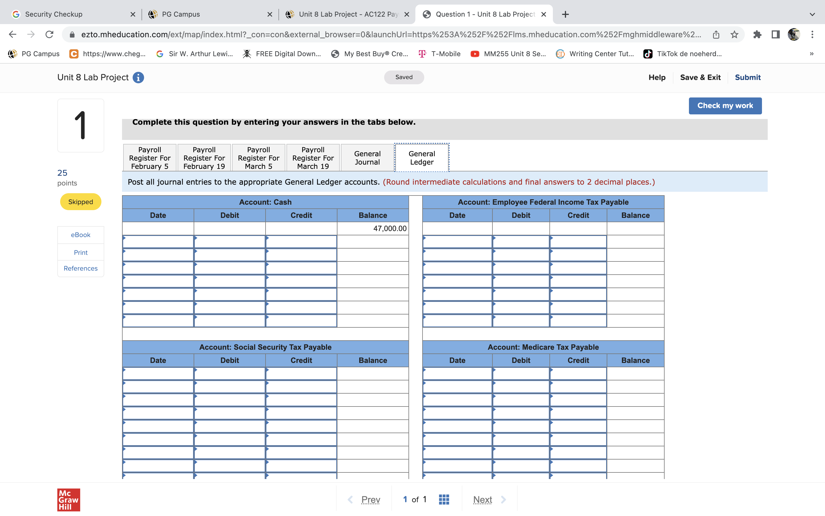 G Security Checkup X PG Campus x Unit 8 Lab
