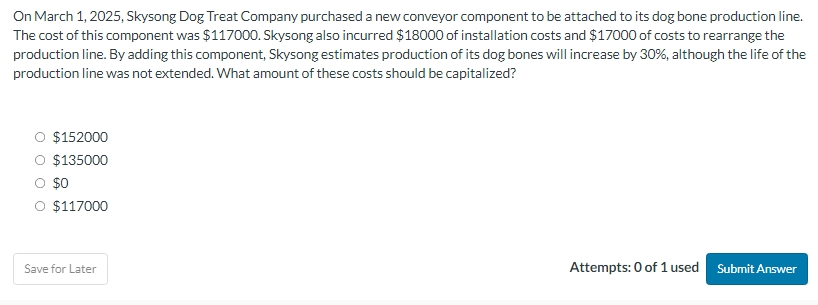 O n March 1 , 2 0 2 5 , Skysong Dog Treat Company