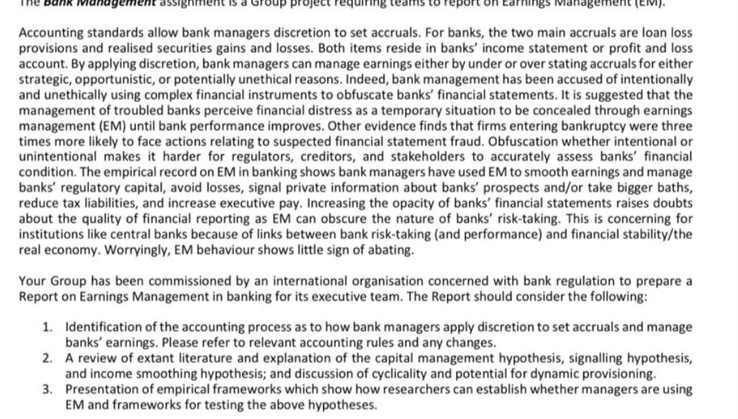 please can you answer this question The bank