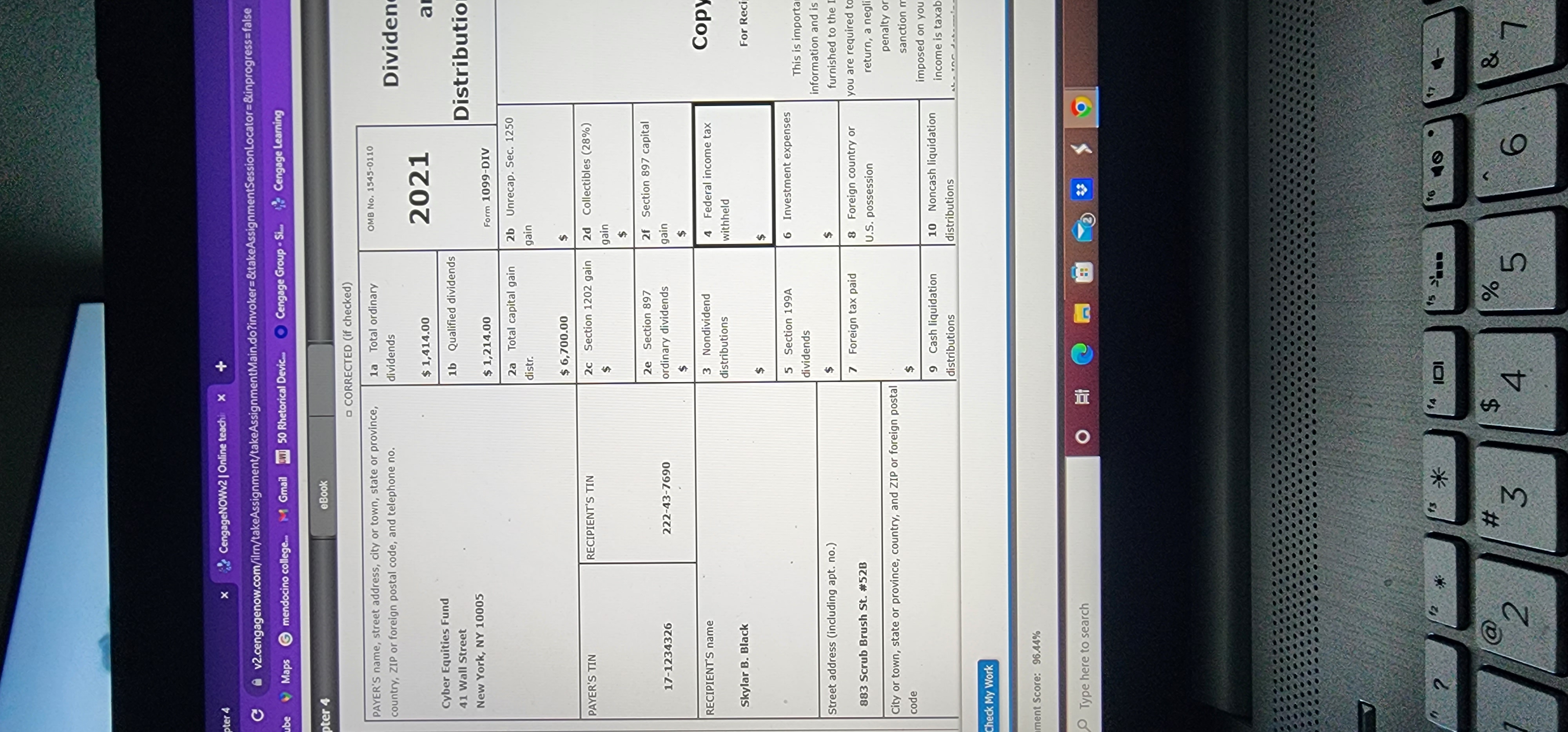 X CengageNOWv2 | Online teachis x +