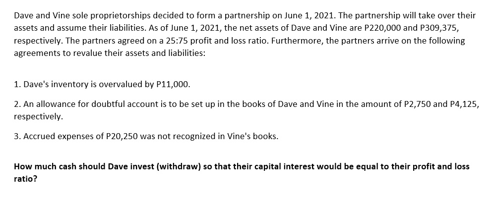 Advanced Financial Accounting and Reporting Dave