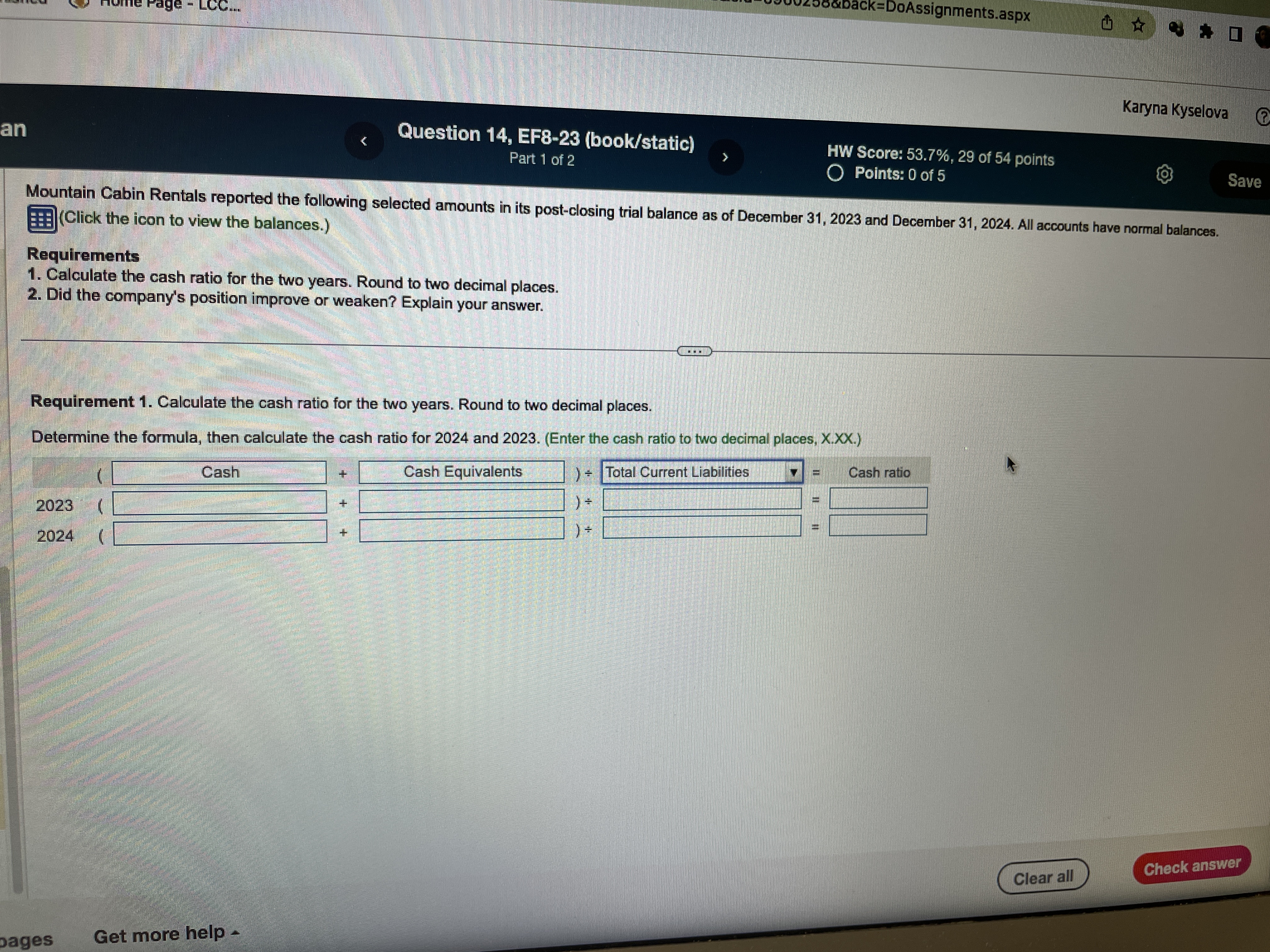 back=DoAssignments.aspx Karyna Kyselova an