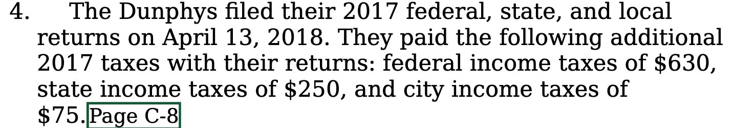 4. The Dunphys led their 2017 federal, state, and