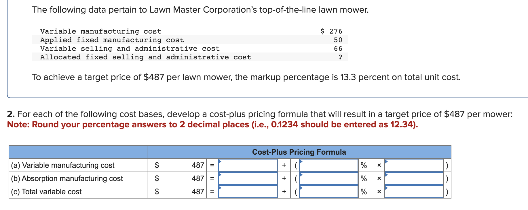 Required information [The following information