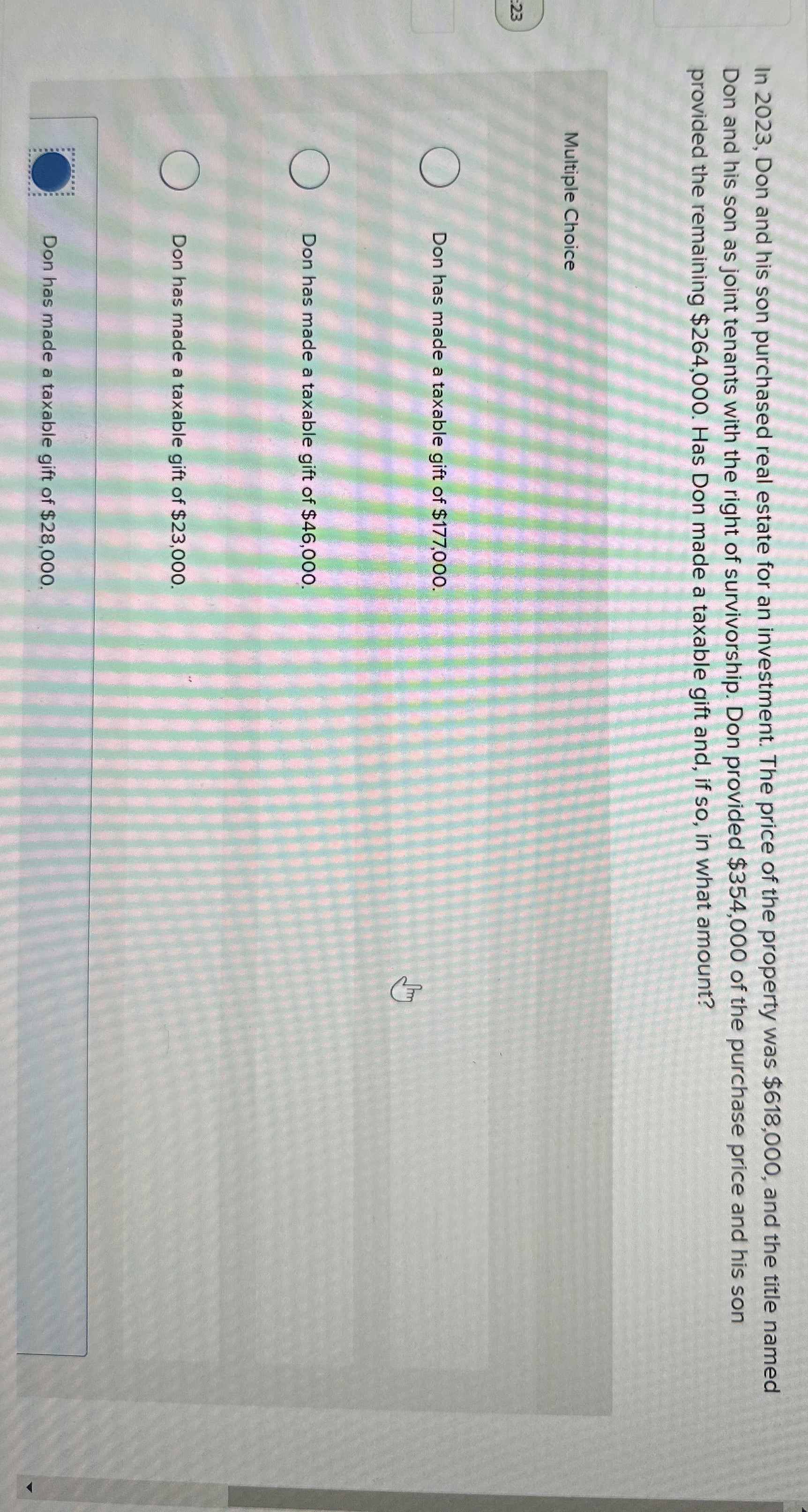 In 2 0 2 3 , Don and his son purchased real