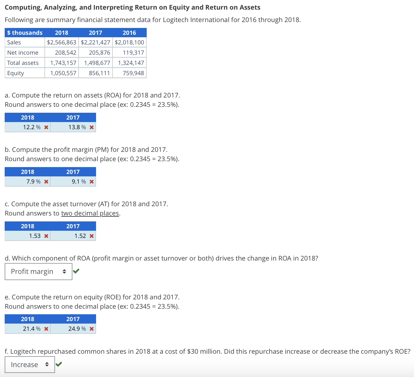Please answer part a,b,c & e and show the numbers