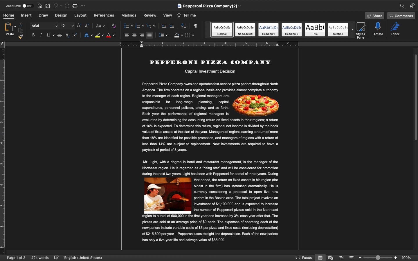 Required Evaluate the desirability of the