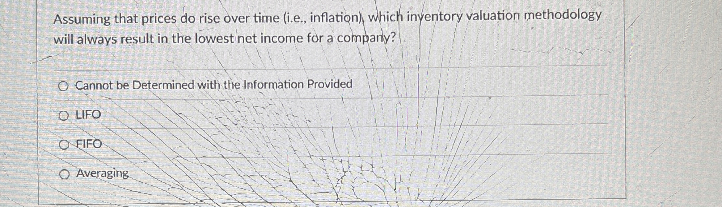 Assuming that prices do rise over time ( i . e .