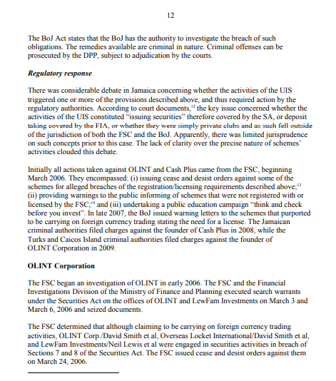 Based on the Jamaica case study below, define the