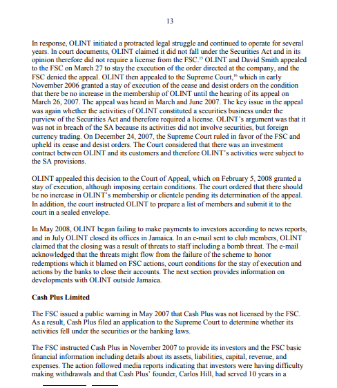 Based on the Jamaica case study below, define the