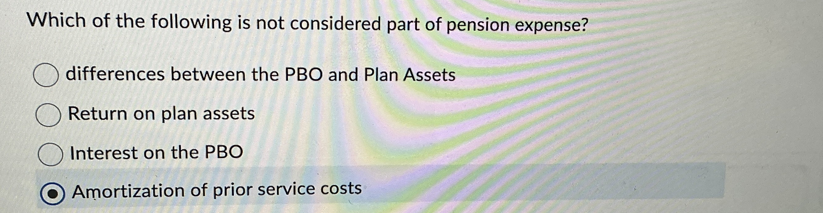 Which of the following is not considered part of