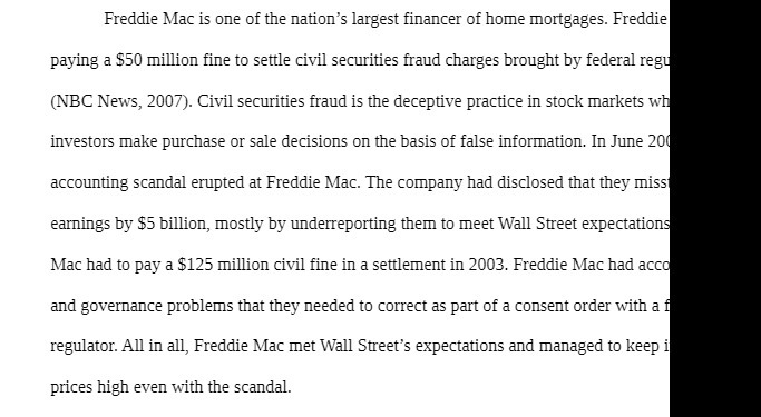 Freddie Mac is one of the nation's largest