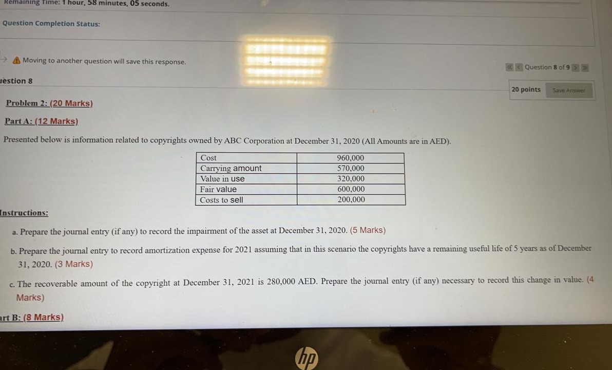Please answer all the questions a,b&c Remaining
