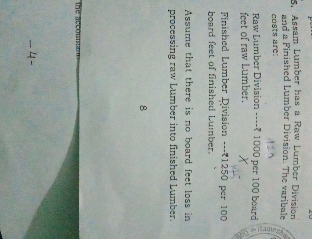 Assam Lumber has a Raw Lumber Division and a