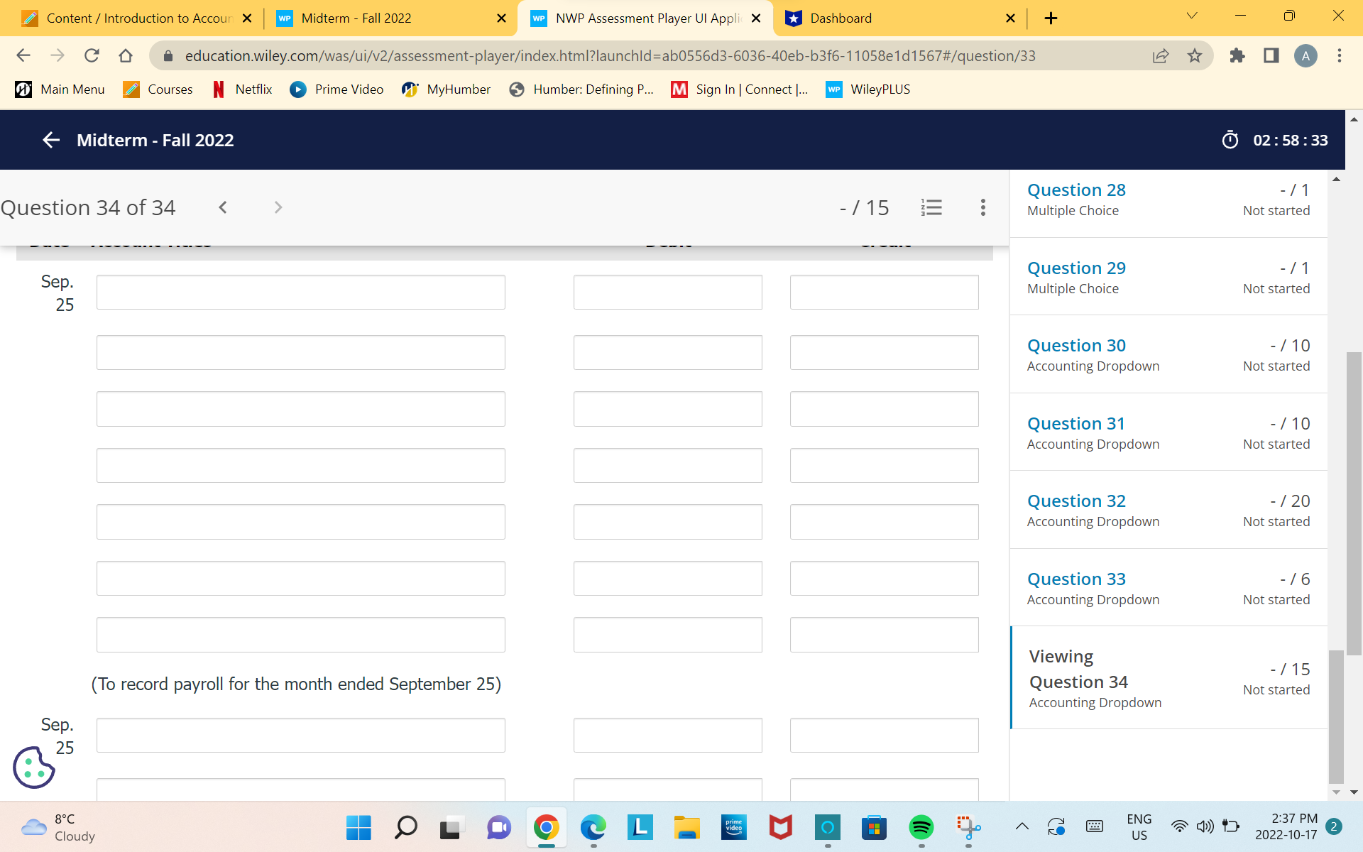 Content / Introduction to Accour X WP Midterm -
