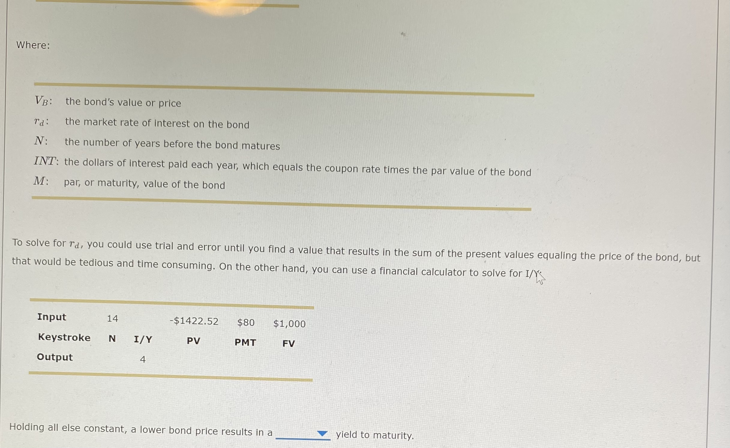 Complete the following table by selecting the