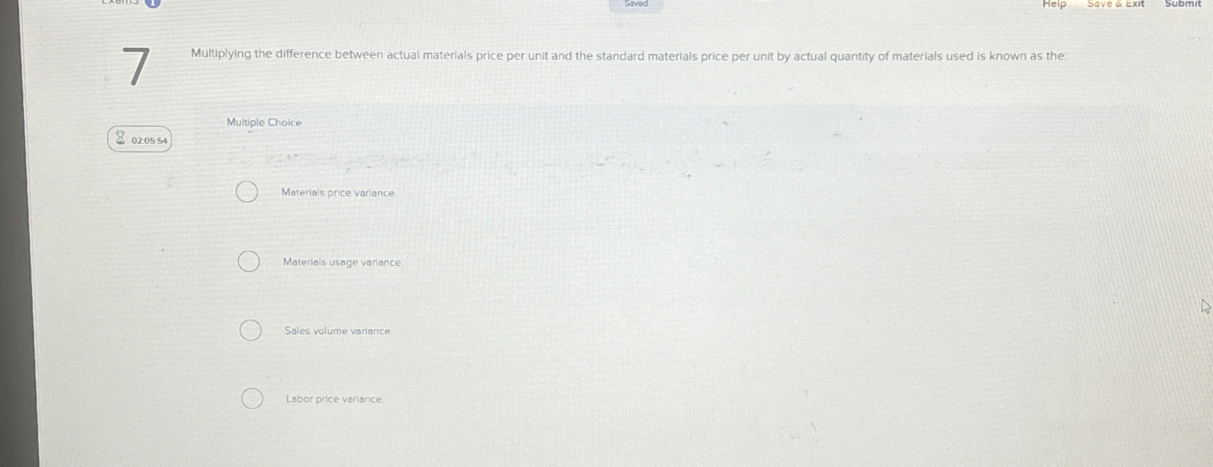 Saved Help Save & Exit Submit Multiplying the