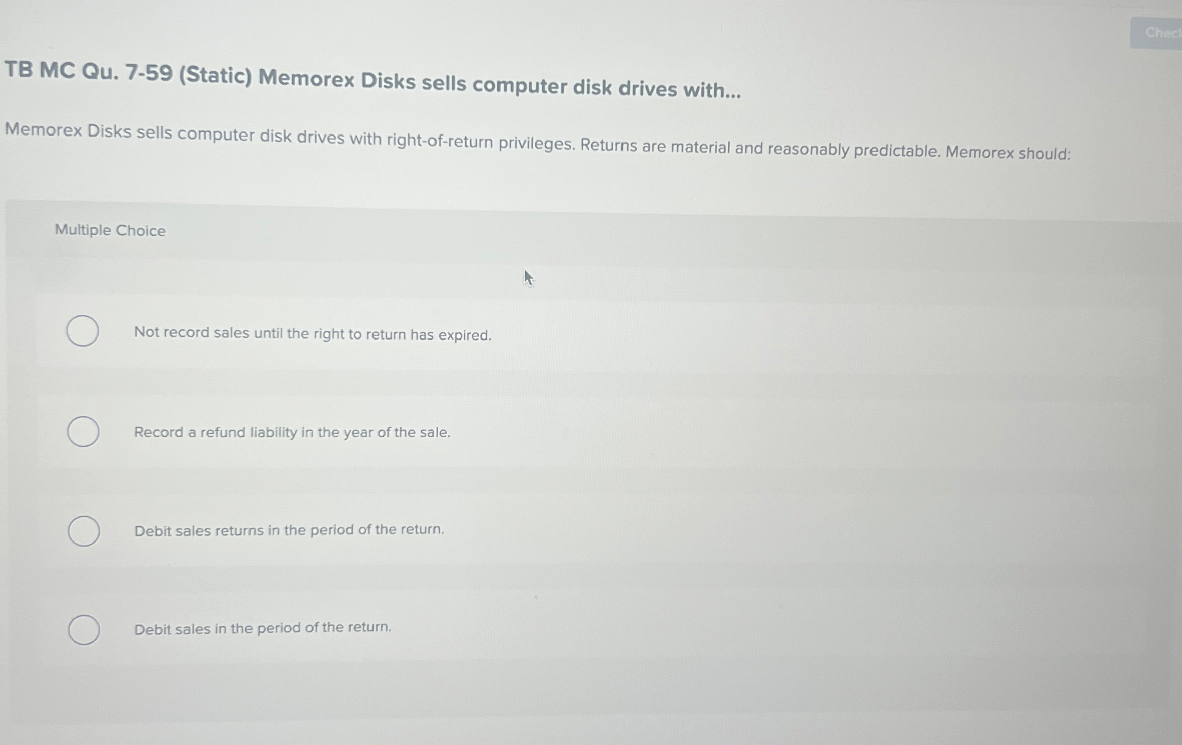 TB MC Qu . 7 - 5 9 ( Static ) Memorex Disks sells