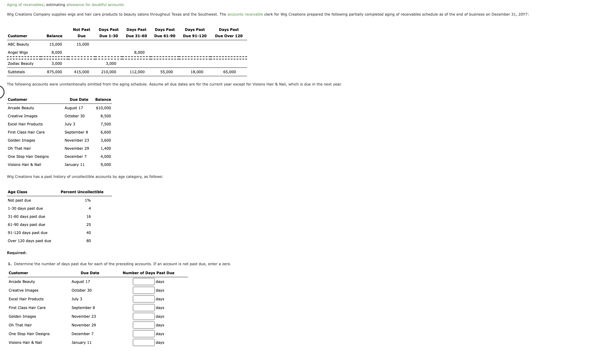 I need help with filling this chart out and