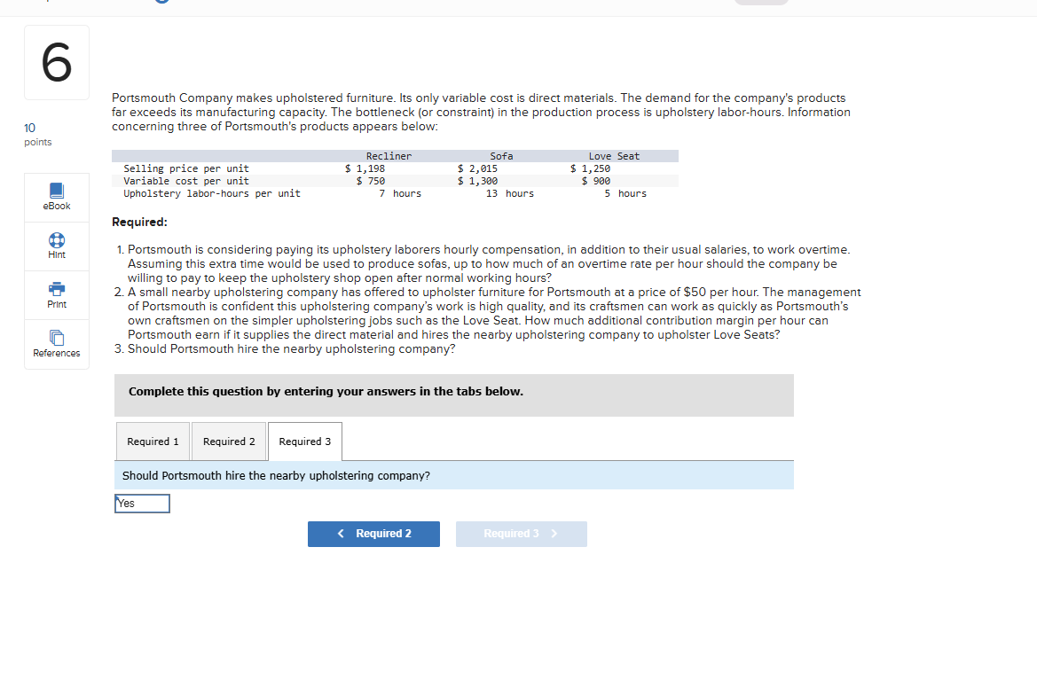 Portsmouth Company makes upholstered furniture.