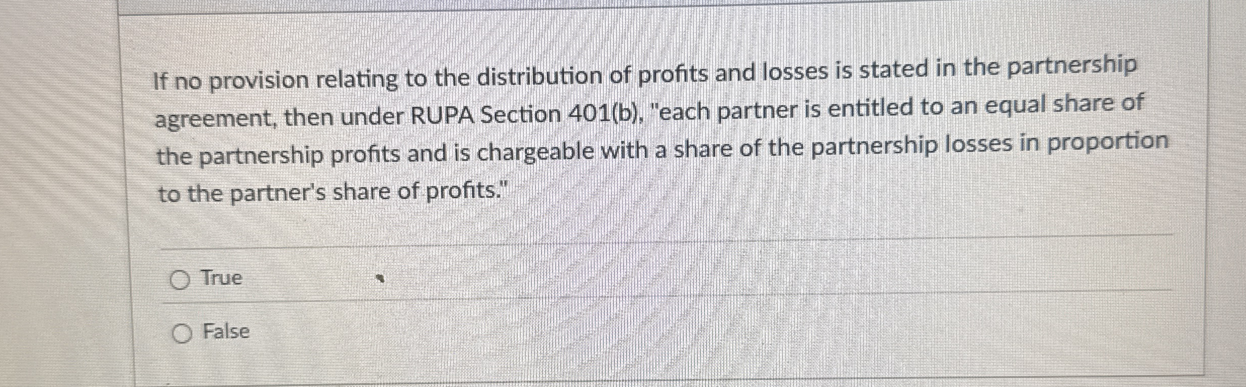If no provision relating to the distribution of