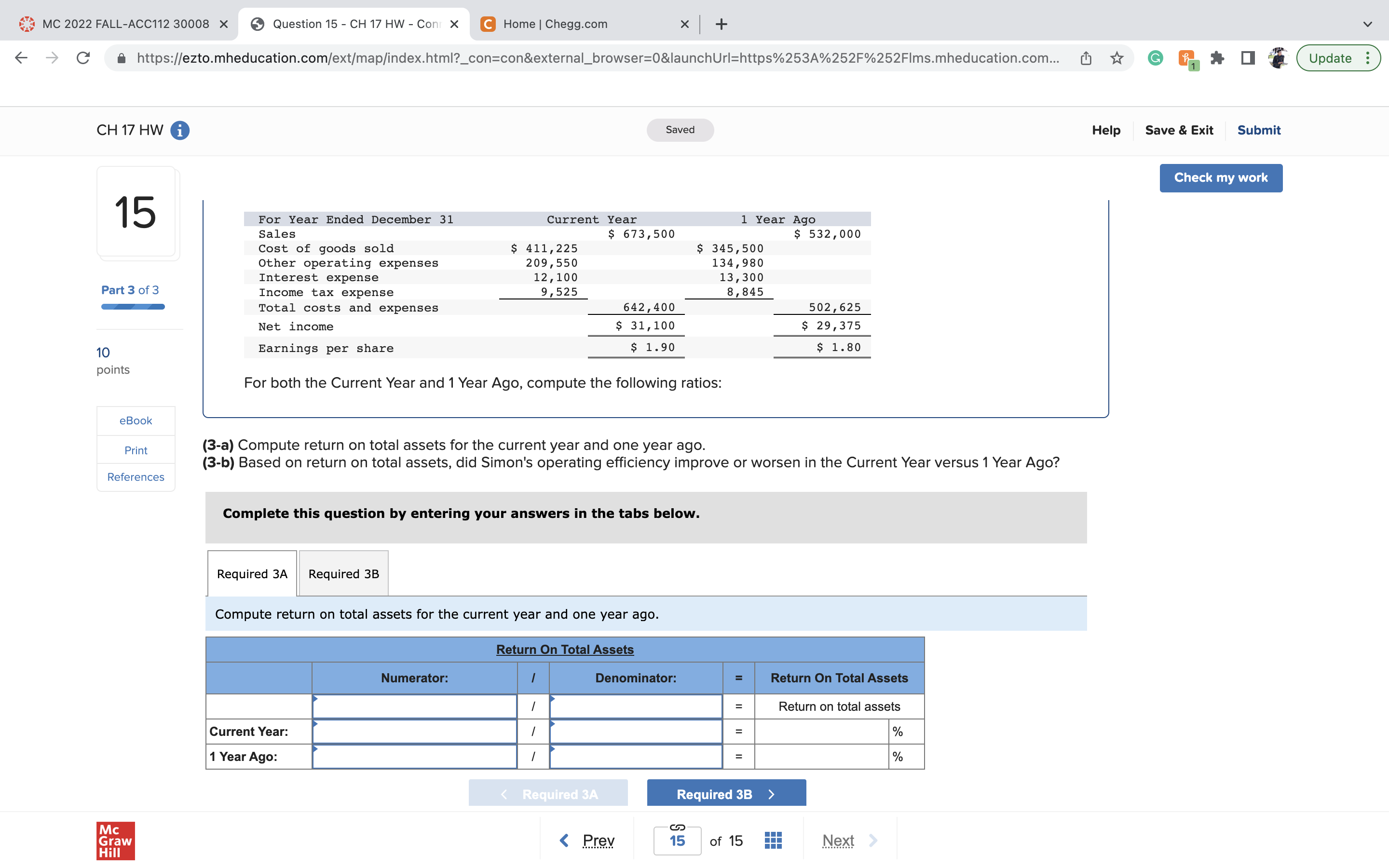 MC 2022 FALL-ACC112 30008 x 6 Question 13 - CH 17