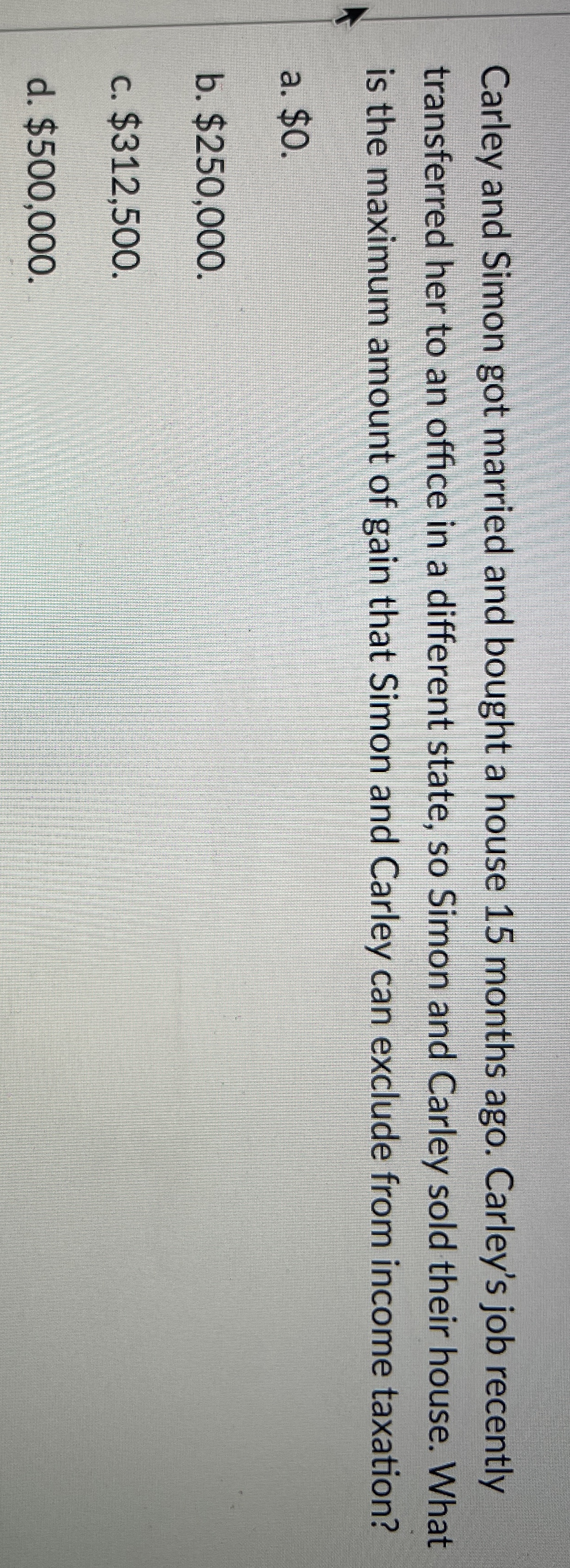 Carley and Simon got married and bought a house 1