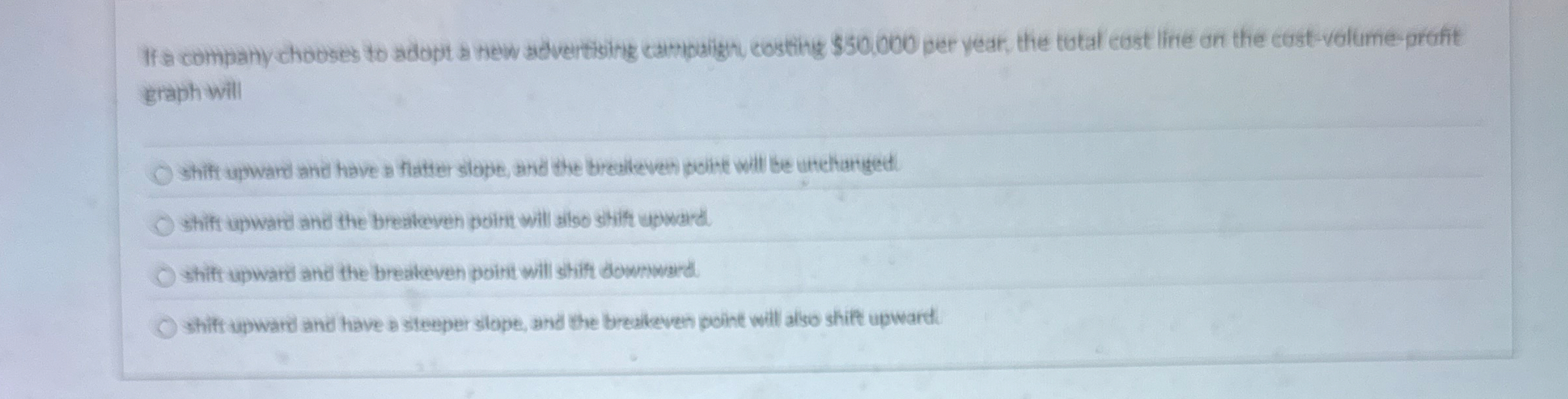 If a company chooses to adopt a new advertioing